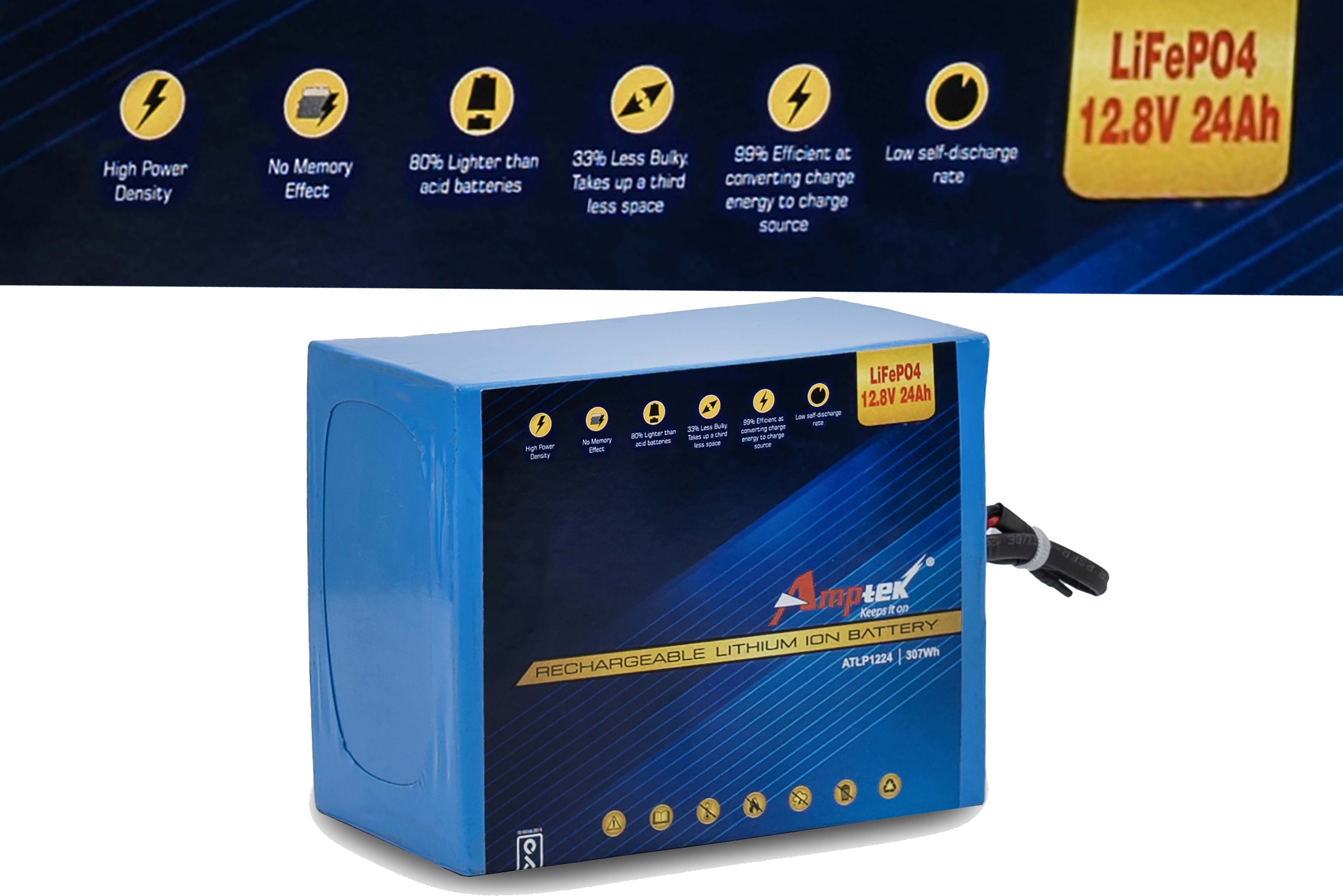 SOLAR STREET LIGHTS - 12.8V 24AH Manufacturer in India